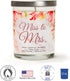 Miss to Mrs. Luxury Scented Soy Candle - Engagement Candle, Wedding Day Candle, Bridal Shower Gift, Engaged, Congrats, Unique Bride Gift for The B...
