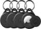 Airtag Keychain Holder Case for Apple Airtag, 4 Pack of IPX8 Waterproof, Fully Shockproof, Anti Scratch Airtag Holder Case for Key, Kid, Bag, Lugg...
