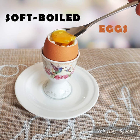 Egg Spoons for Soft Boiled Eggs | 18/10 Stainless Steel | 5.5 inches | Set of 4...