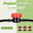 50 Pcs 1/4 Inch Barbed Shut Off Valve Drip Irrigation Tubing Coupling Valve Universal Drip Irrigation Valve for 1/4" Tubing Greenhouses Flowers Be...
