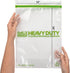 Smelly Proof HEAVY DUTY Reusable STAND-UP Ziplock Bags for Food Storage, USA Made, NO PEVA & BPA FREE, Reusable Freezer Bags, Dishwasher-Safe, Tri...
