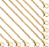 24 Pcs 16" 2mm Necklace Chain Gold Stainless Steel Link Cable Chains Necklace Lobster Clasp Bulk for DIY Jewelry Making Supplies Accessories...