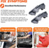 W10508950 Dishwasher Upper Dishrack Slide Rail Stop Clip by Beaquicy - Replacement for 8562015 W10199682 2684662 AP6022472 PS11755805 Whirlpool Dishwasher (Pack of 2) dark grey