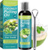 Coconut Oil mouthwash-Natural Teeth WHITENING×237ml-100% Pure Fractionated Coconut Oil whitening mouthwash-Helps Improve Oral Hygiene-Tongue Scrap...