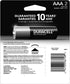Duracell Rechargeable AAA Batteries, 2 Count Pack, Triple A Battery for Long-lasting Power, All-Purpose Pre-Charged Battery for Household and Busi...