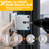 Rerishom 2 Pack Door Lock Withstand 800 lbs for Inward Swinging Door,Door Reinforcement Lock with 8 Screws to Prevent Unauthorized Entry, Child Pr...