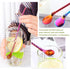 6 PCS Long Handle Spoon, 9 Inch Ice Tea Spoon, Ice Cream Spoon, Coffee Spoon, Cocktail Stirring Spoons, Reusable Stainless Steel Straw Spoon for C...
