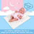 18 Inch Doll Bedding 2 Pc. Set - Reversible Print Baby Doll Bedding Accessories with Comforter and Pillow - Fits American Girl Dolls and Other 18 ...