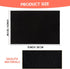 12 Pcs Black Felt Fabric for Crafts, 8 x 12 inch Black Felt Sheets 1 mm Thick, Acrylic Sheets Art and Craft Material, Soft Felt Sheets for Crafts,...