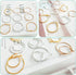 60PCS Beading Hoop Earrings Finding,URSMART Earring Making Hoops Open Round Earring Hoops for Jewelry Making DIY Craft Supplies (25MM/35MM)...