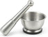 75552 Brushed Stainless Steel Spice Grinder/Mortar and Pestle Set/Molcajete (1 Cup) - Quality Kitchenware for Your Home...