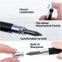5.6 mm Diameter Mechanical Pencil Artist Carpenter Drafting Pencils Come with Pencil Refills Metal Marker with Built Sharpener for Construction Dr...