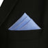 S&W SHLAX&WING Tie Sets for Men Dress Neckties Light Blue Solid Extra Long Matching Pocket Square...