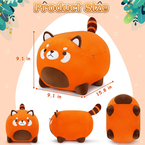 Red Panda Plush-16" Red Panda Plush Pillow Stuffed Animals, Orange Panda Plushie Cute Plushies Red Panda Anime Plush Pillows, Kawaii Panda Cuddle ...