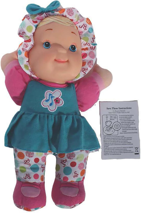 Baby's First Goldberger 12" Soft Body Playtime Baby Doll Teal Bi-Lingual (English-Spanish). A Realistic and Lightweight Soft Body Baby Doll for Ch...