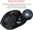 ELECOM EX-G Wired Trackball Mouse, Ergonomic, Thumb Control, Smooth Tracking Roller Ball, 6 Programmable Buttons, Tilt Scroll Computer Mice for PC...