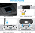 Linkstyle 12V USB Outlet, 18W QC3.0 USB-A Port & 18W PD3.0 USB-C Port Charger Socket, Outlet Socket Panel for Car Boat......