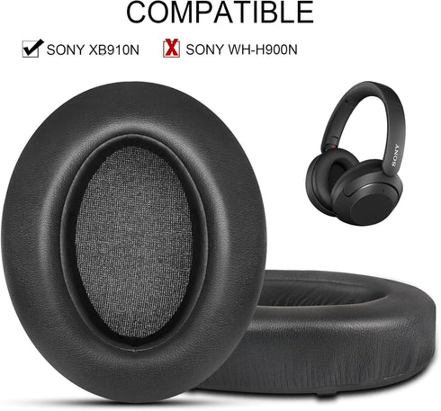 GVOEARS Replacement Earpads for Sony WH-XB910N Headphones Pads Replacement Cushions, Premium Memory Foam, Soft and Durable Leather......