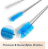 67Inch Flexible Drain Brush, Nylon Cleaner Double Ended Elastic Hose Pipe, 4 PCS Straw Cleaning Brush for Fish Tank Glass Tube Home Kitchen...