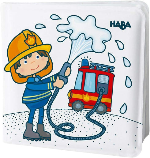 HABA Magic Color Changing Bath Book: Fire Brigade, Bath Toys for Toddlers, Water Toys for Toddlers 1-3 & Water Table Accessories...