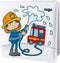 HABA Magic Color Changing Bath Book: Fire Brigade, Bath Toys for Toddlers, Water Toys for Toddlers 1-3 & Water Table Accessories...