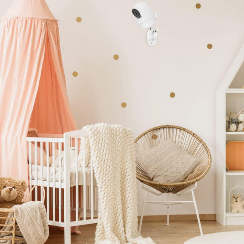 Adjustable Baby Monitor Wall Mount for Vtech VM901, VM919HD and VM928, Perfect View Angle and Easy Installation without Drilling...