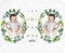 Baby Monthly Milestone Blanket Twins - Newborn Month Blanket Unisex Neutral Personalized Shower Gift Leaf Nursery Decor Photography Background Pro...