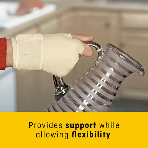 FUTURO Compression Glove, Provides Mild Support to Aching, Weak Hands and Wrists, L/XL...