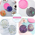 2PCS Car Coaster Molds Diameter 2.5/2.8 inches Round Coaster Silicone Mold Star Pattern Super Glossy Resin Silicone Mold DIY Epoxy Mould Polymer C...