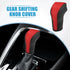 Gear Shifting Knob Cover Automatic Transmission Lever Trim for Porsche Cayenne 2011-2018 Faux Leather Black Red...
