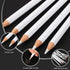 Outus Sewing White Fabric Pencil Bulk 24 PCS Dress Marker Tailor Pencil Water Soluble Pencil for Fabric Wipe Quilting Pencil Washable Marking Penc...