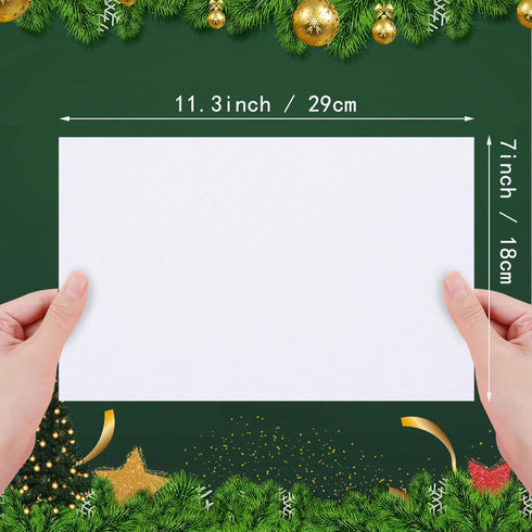 Jtnohx Felt for Crafts, 16 Pcs Felt Fabric, 7"×11.3" Stiff Felt Sheets, Craft Felt Square for for Sewing (White)...