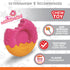 Nylabone Power Chew Donut Dog Chew Toy - Fun & Cute Dog Toys for Aggressive Chewers, Durable Dog Toys, Bacon Glazed Flavor, Medium/Wolf (1 Count)...