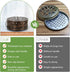 Portable Iron Mosquito Coil Holder with Handle Round Heat-Resistant Incense Holder (Bronze)...