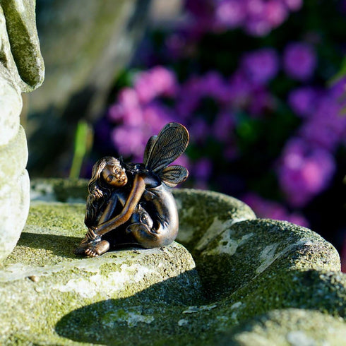 Top Collection Miniature Garden & Terrarium Fairy Napping Statue, Small...