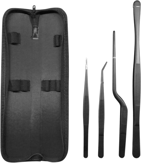 Precision Cooking Made Easy: Multipurpose Kitchen Tweezers for Culinary Perfection. Fine-Tipped Tongs for Cooking, Plating and Decorating, Seafood...