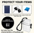Waterproof ID Card Badge Holder Case - Floating Sports Case with Hanging Ring and Rope - Money and Key Holder - Small Waterproof Case for Swimming...