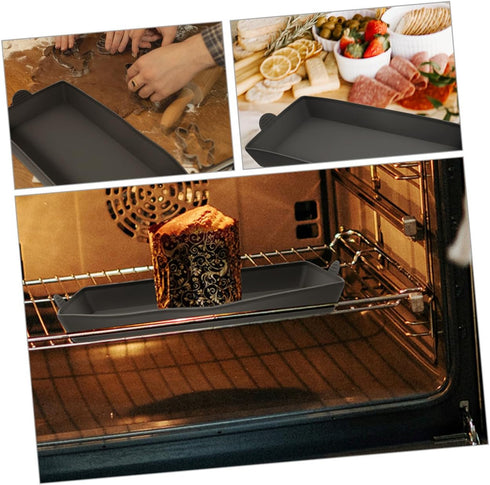2pcs Silicone Bakeware Toast Bake Toast Bread Mold Cooking Supply Rectangular Mold Baking Toast Diy Household Toast Cooking Bread Mold Bread Bake ...