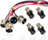 Lsgoodcare 4Pcs GX20-2Pin Male Aviation Connector Power Cable Electrical Terminal Socket with 20Awg Cable Connector Plug with 4Pcs 20MM 2Pin Aviat...