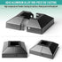 1Pcs 1.5" (1.5" Post/4" Base) Aluminum Post Base Cover, Suitable for iron Stair railings, Balcony railings, Post Skirt Covers (Black)...