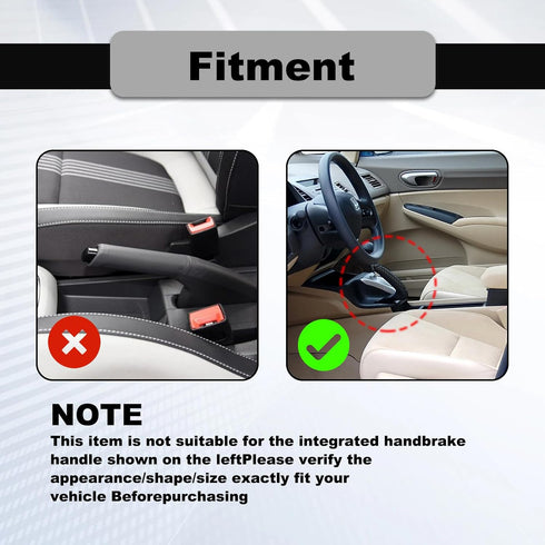 Emergency Parking Brake Handle 47115-SNA-A82 Emergency Brake Parking Handle Cover Comfortable Handbrake Protector Cover Compatible with 2006 2007 ...