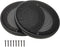 4" Speaker Grill Covers, Car Speaker Subwoofer Guard Protector, ABS Plastic Frame with Metal Mesh, Black - 2Pcs...