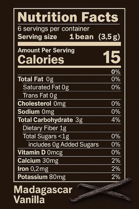 Strongus Madagascar Vanilla Beans - Vacuum Sealed Grade A Vanilla Pods - Rich, Creamy Flavor & Aroma -Great for for Baking, Homemade Extract, Past...