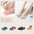 2 Pairs Metatarsal Pads Ball of Foot Cushions Honeycomb Fabric Forefoot Pads for Women High Heels Shoes Foot Pads Invisible Soft Toe Pads Reusable...