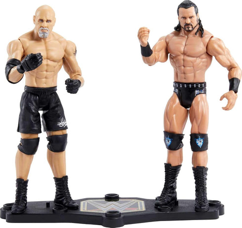 WWE Drew McIntyre vs Goldberg Championship Showdown 2-Pack 6-inch Action Figures Friday Night Smackdown Battle Pack for Ages 6 Years Old & Up...