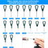 Terminal Removal Tool Kit 172 Pcs Depinning Tool Electrical Connector Pin Removal Tool Kit Pin Extractor Tool Set Wire Terminal Release Tool for A...