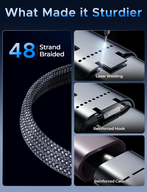 Upgraded 3 in 2 USB C Cable for Apple Watch Charger iPhone Charger USB C Multi Fast Charging Cable Compatible with iWatch Ultra/SE/9/8/7/6/5/4/3/2...