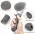 Pet Hair Brush for Small Dogs and Cats, Long Handle, Lightweight, Gray, grey...