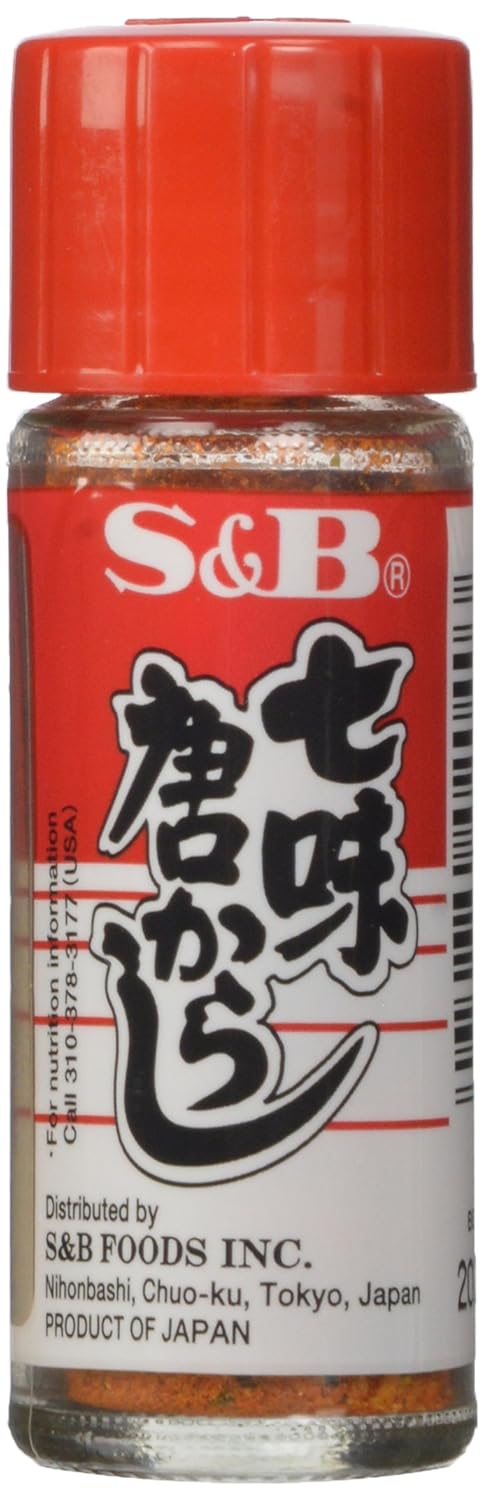 S&B Shichimi Seven Spice Chili Pepper, 0.52 Ounce (Pack of 10)...
