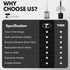 ToiletTree Products Toilet Brush with Lid - Sleek Toilet Bowl Brush and Holder - Toilet Scrubber Brush Set with Heavy-Weight Base - Lidded Toilet ...